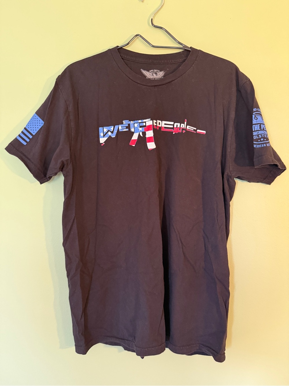 WE The People Graphic Black Men's T‑Shirt